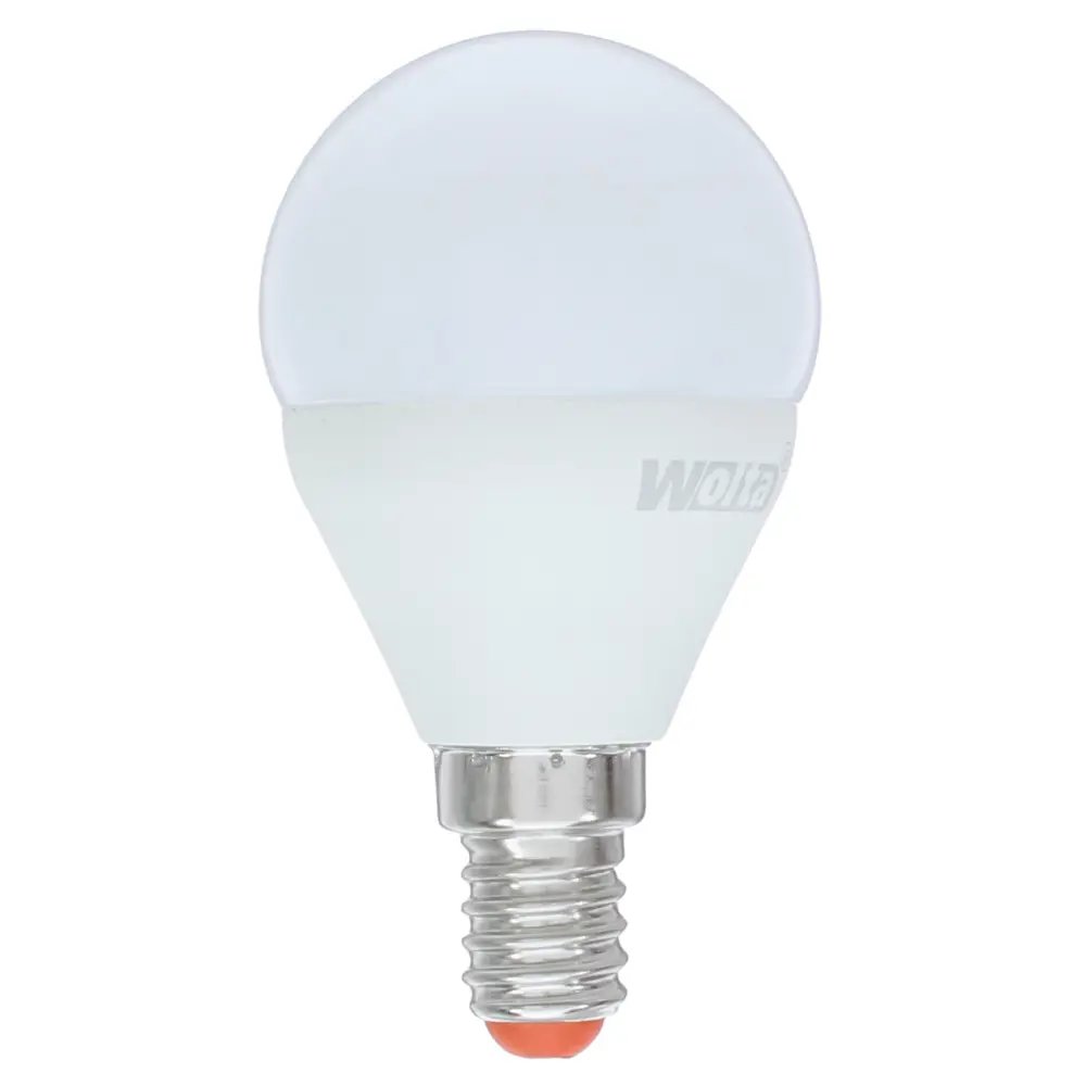 Набор ламп светодиодных Wolta шар E14 8 Вт свет нейтральный белый, 5 шт STLM-2077292