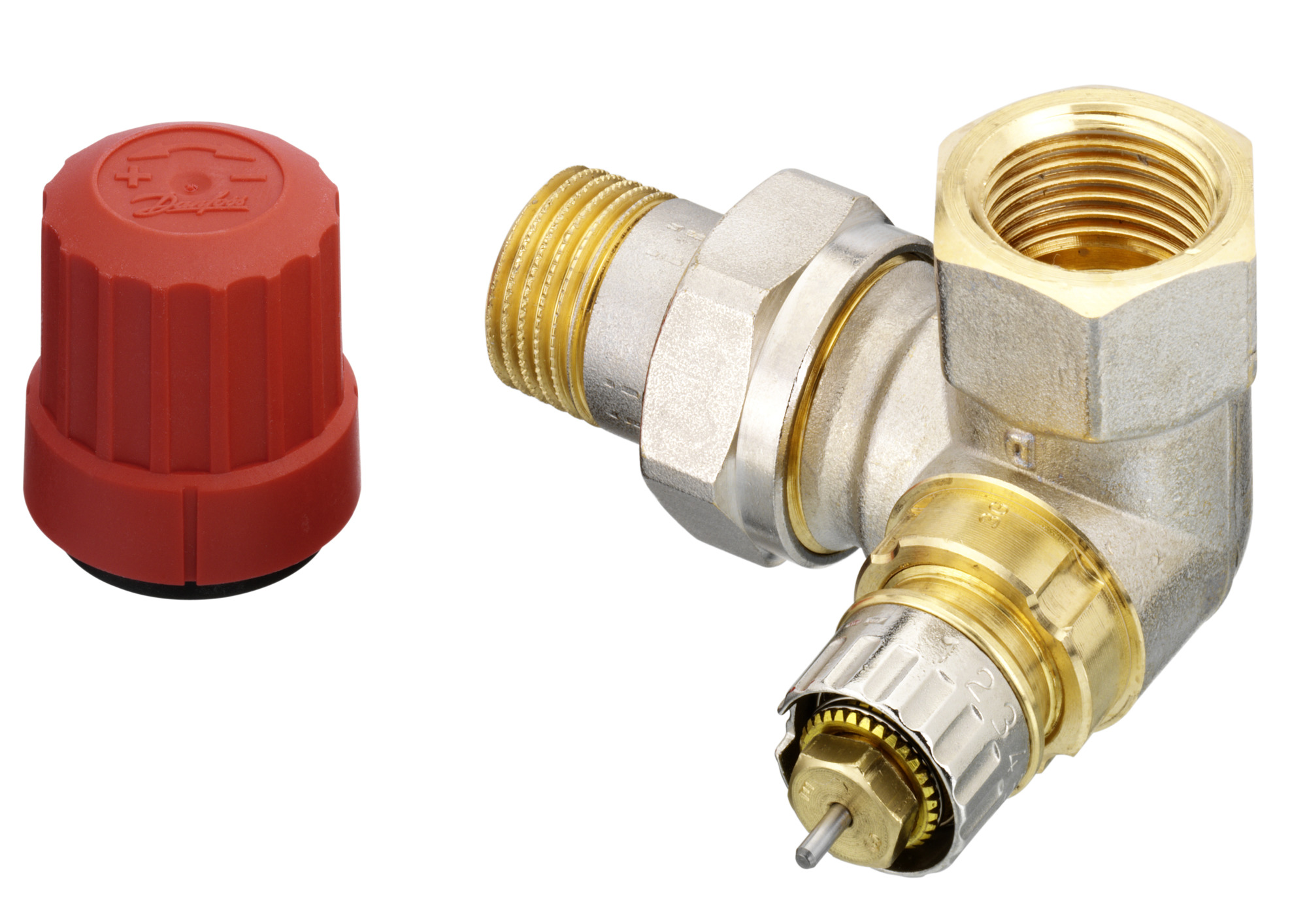 Danfoss Клапан RTR-N/RA-N для двухтрубной системы отопления Клапан RA-N 15 UK, наружн. резьба 013G4203  - Вид №10