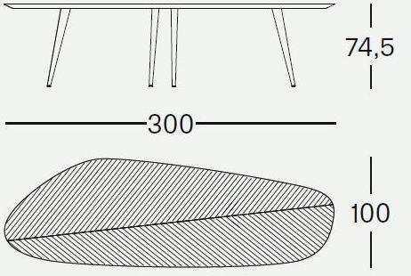 Zanotta Деревянный стол sun-id-1488369 - Вид №11