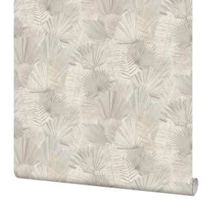 Обои флизелиновые Wall Up Holiday серо-бежевые 1.06 м 647525