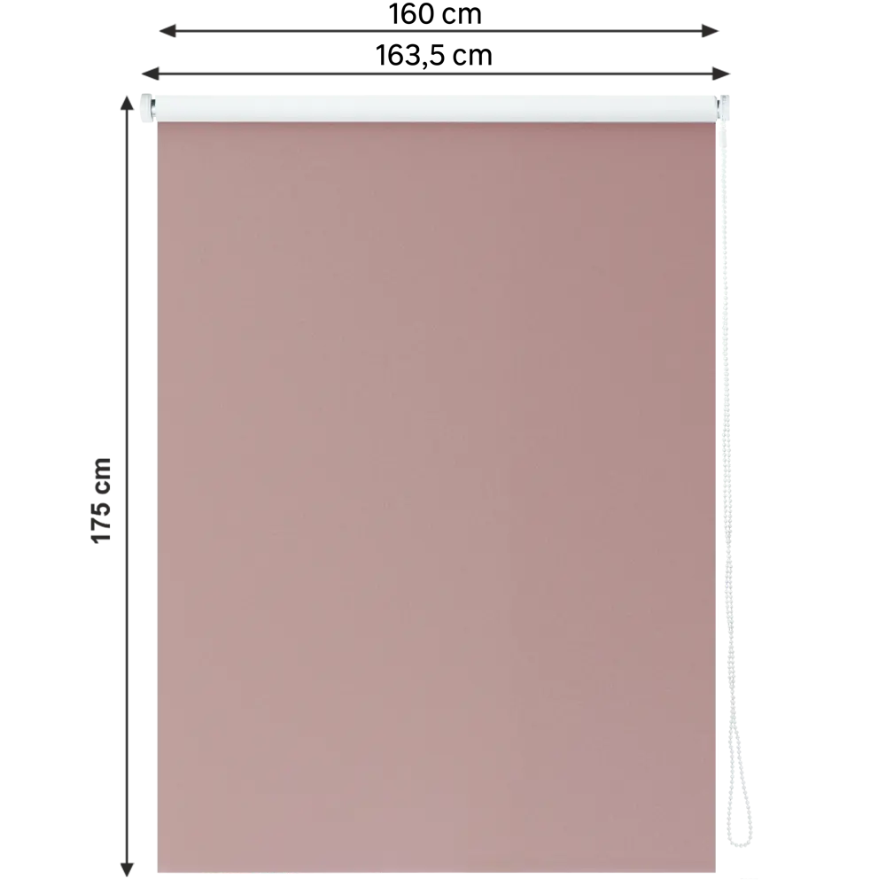 Штора рулонная блэкаут Inspire Santos 160x175 см сиреневая Santal 4 82692221 STLM-2068025 - Вид №1