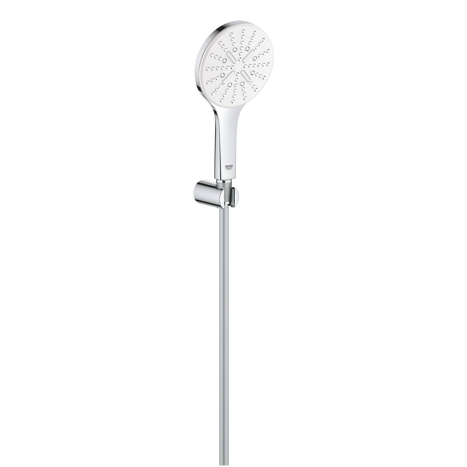 Душевой набор GROHE Rainshower SmartActive 130, 3 вида струй, белая луна (26581LS0)