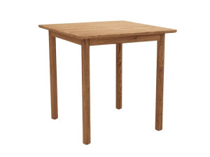 Высокий квадратный стол из тикового дерева