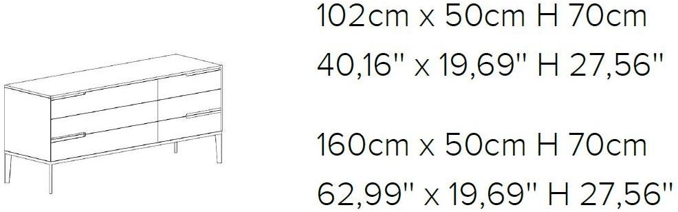 Natuzzi Лакированный комод со встроенными ручками Mondrian sun-id-1450170 - Вид №4