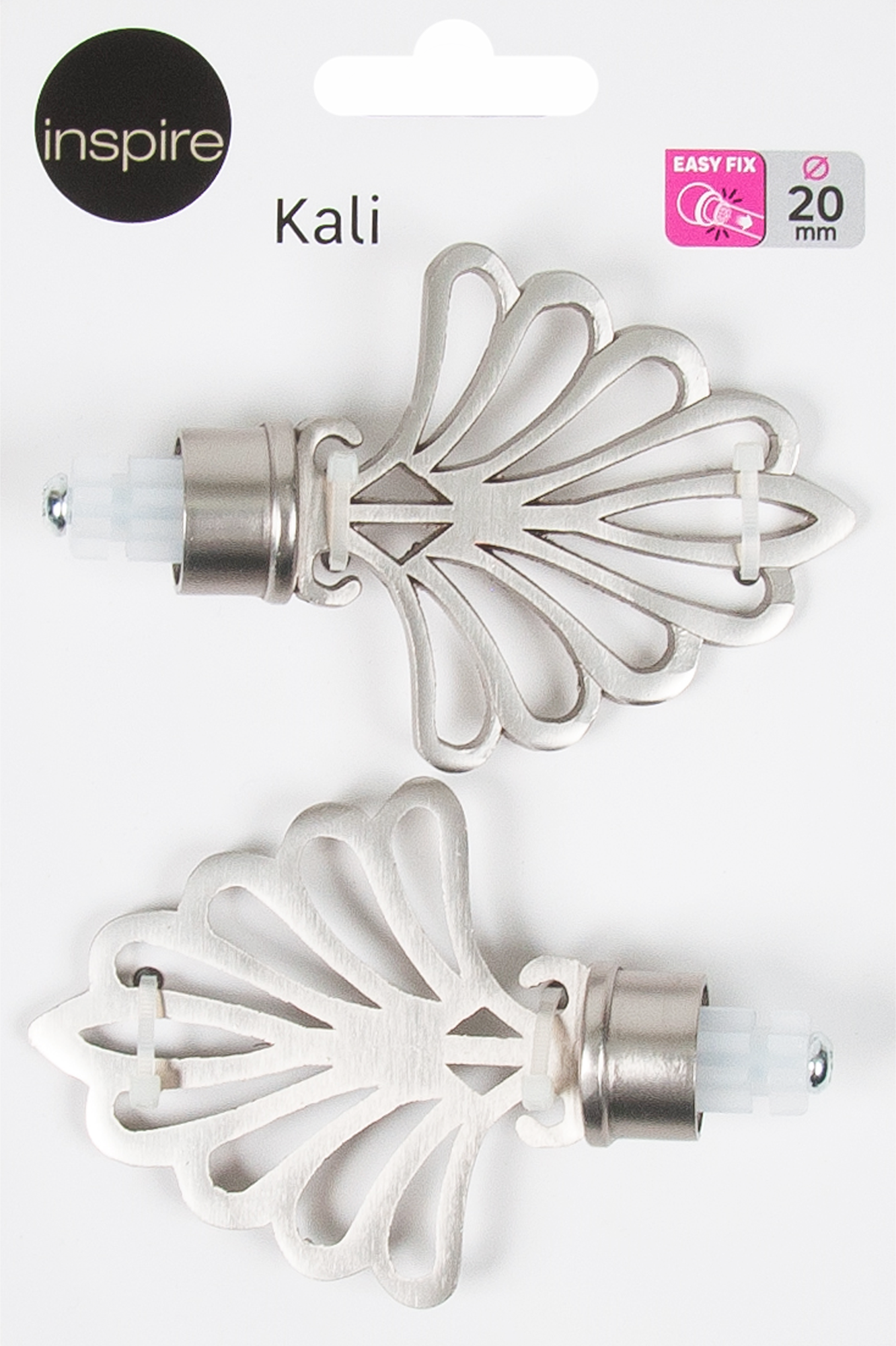 INSPIRE Наконечники «Пальмера» для карнизов, матовый никель, 6 см, 2 шт 82549352 STLM-0029538 - Вид №2