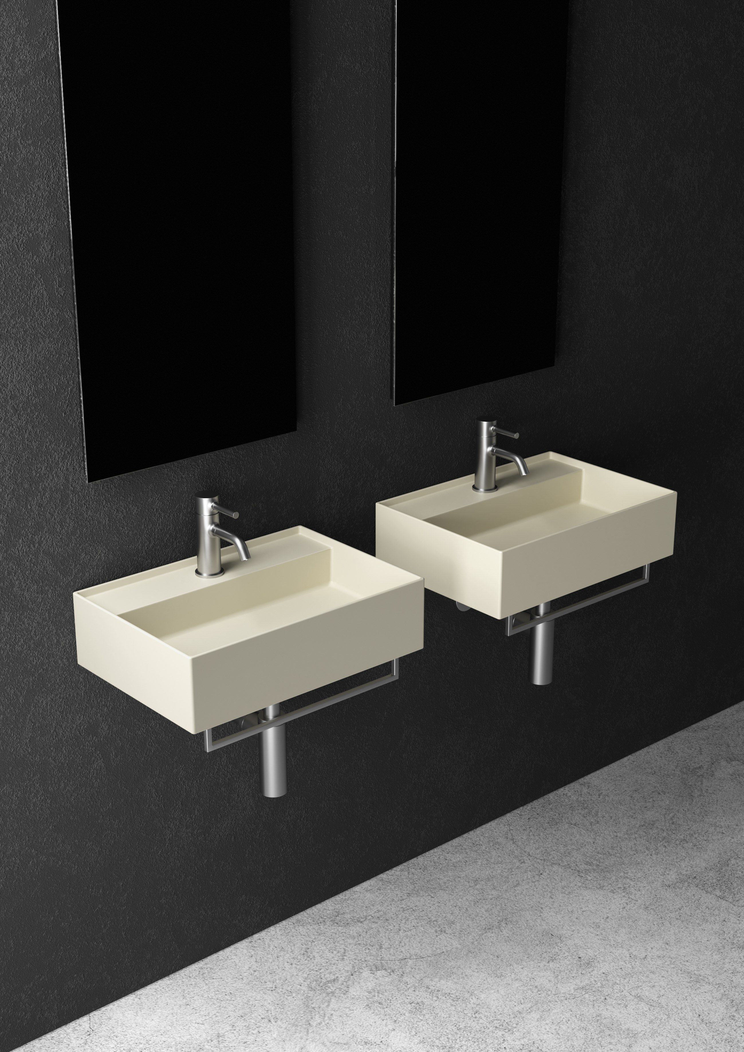 Керамическая прямоугольная подвесная раковина Alice Ceramica HIDE ARCH-00151886 - Вид №14