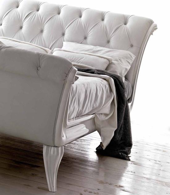 CorteZari Кровать двуспальная с обивкой кожей Elegance 918 - Вид №1