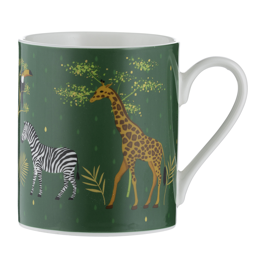 P_0059.293GR Кружка safari 380 мл зеленая Price&Kensington 