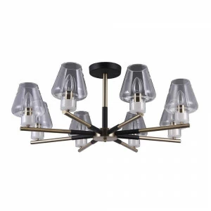 Потолочная люстра Lumien Hall Горейн 33075.01.37.08 LUMIEN HALL ДИЗАЙНЕРСКИЕ, ГОРЕЙН 00-3888665 Бронза;прозрачный