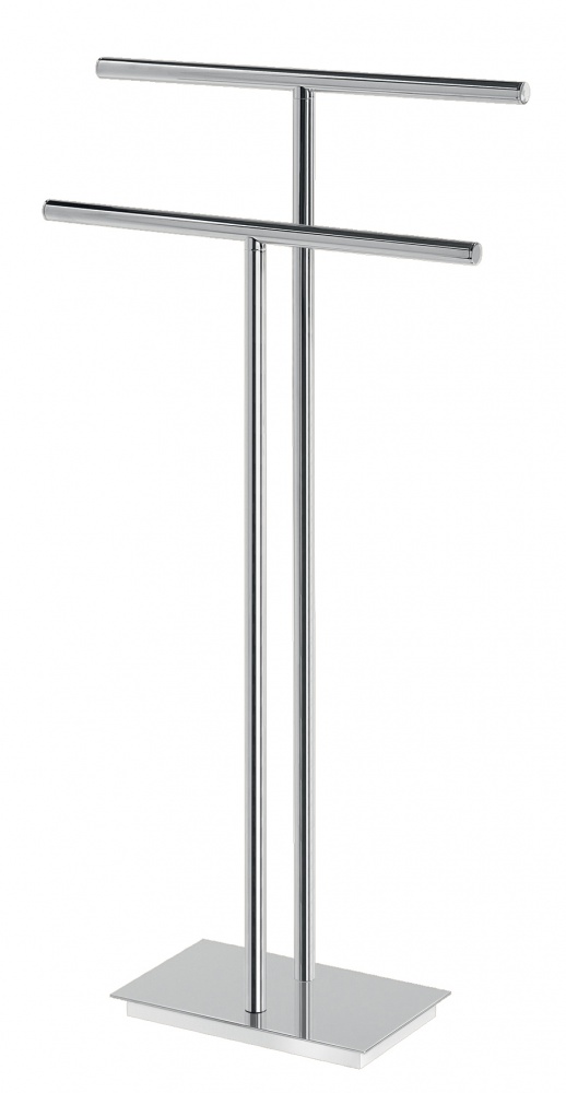 D031(13) Gedy G-Bermuda, стойка: 2 полотенцедержателя, цвет хром 