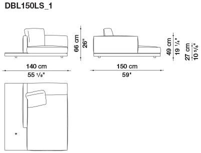 B&B Italia Кожаный диван Dock sun-id-1441060 - Вид №128