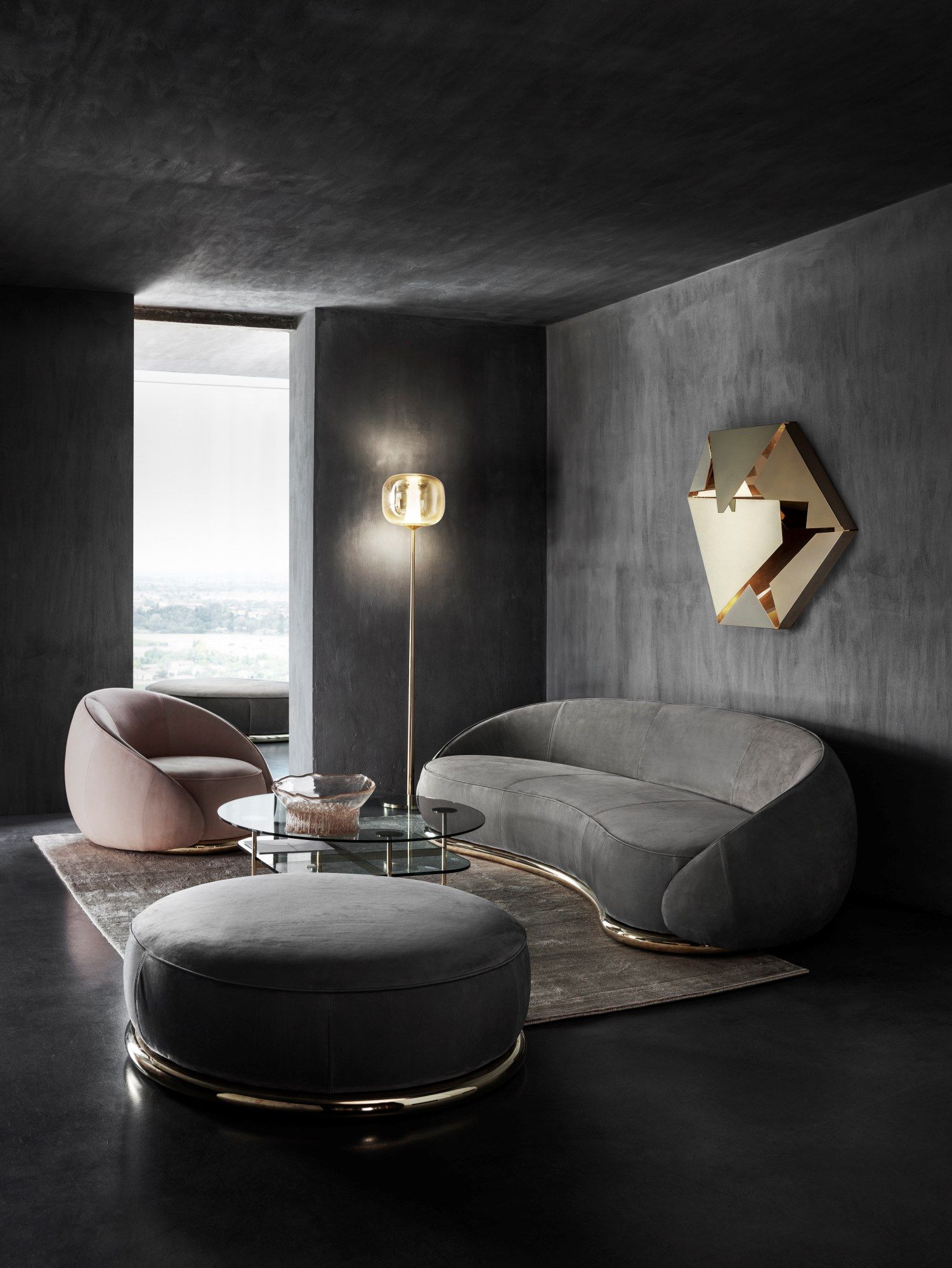 Круглый пуф GHIDINI1961 объятия ARCH-00141906 - Вид №5