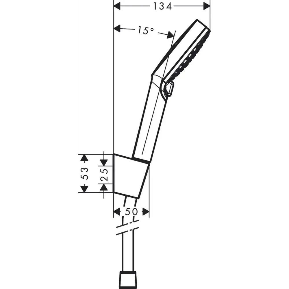 Набор для душа Hansgrohe Crometta Vario 2 режима цвет хром 82041711 STLM-2178514 - Вид №12