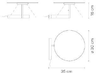 Vibia Настольная лампа из металла Flat 5965 - Вид №4
