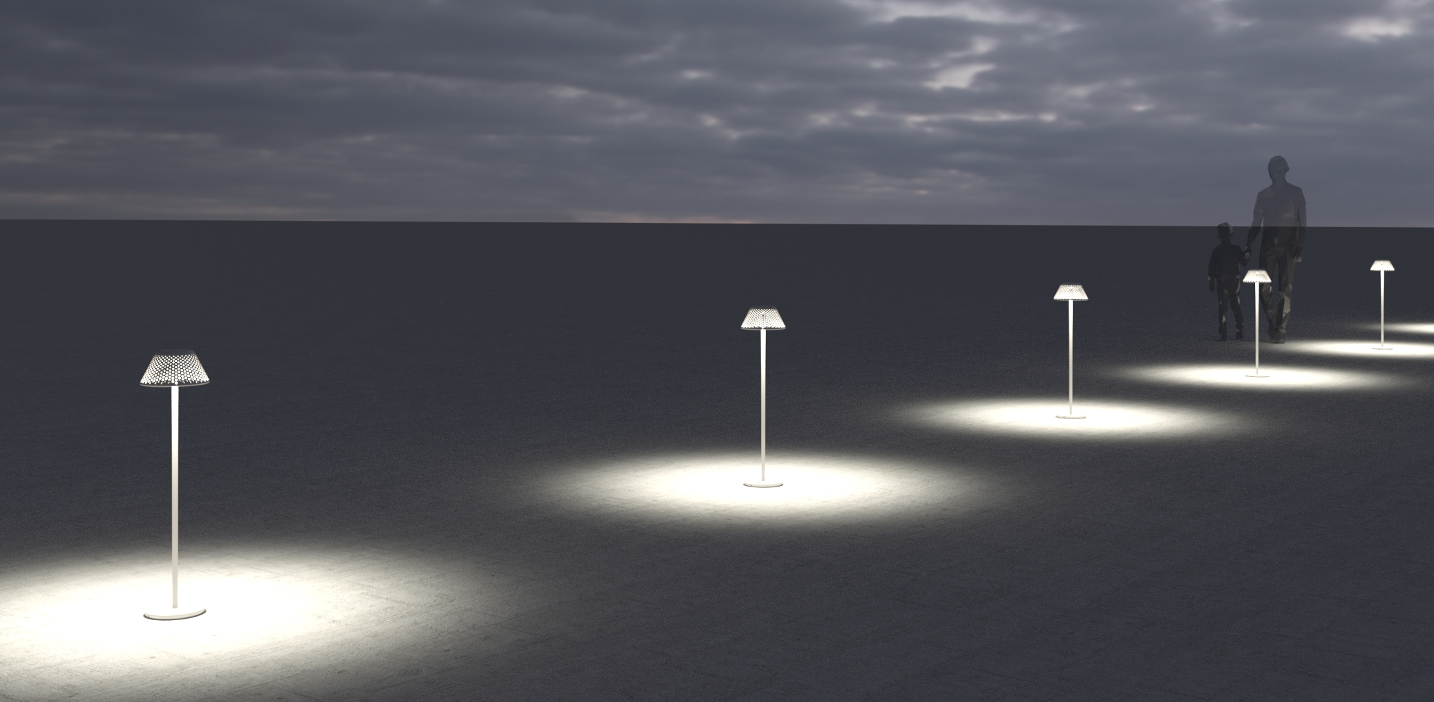 3250266 Мобильный светильник Platek MESH Piantana  MESH H. 800 mm - LED 4000K 87°  - Вид №11