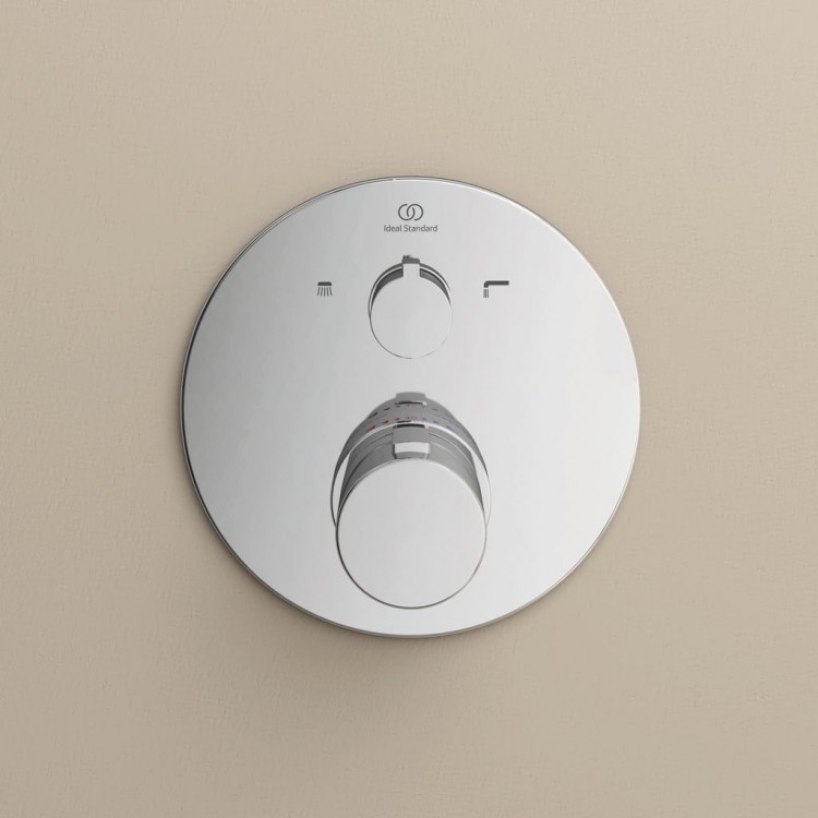 A5814AA Встраиваемый индивидуальный термостатический смеситель для ванны/душа Ceratherm Т100 Ideal Standard CERATHERM T100  - Вид №4