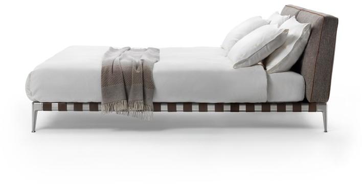 Flexform Двуспальная кровать из ткани Gregory sun-id-1407347 - Вид №1