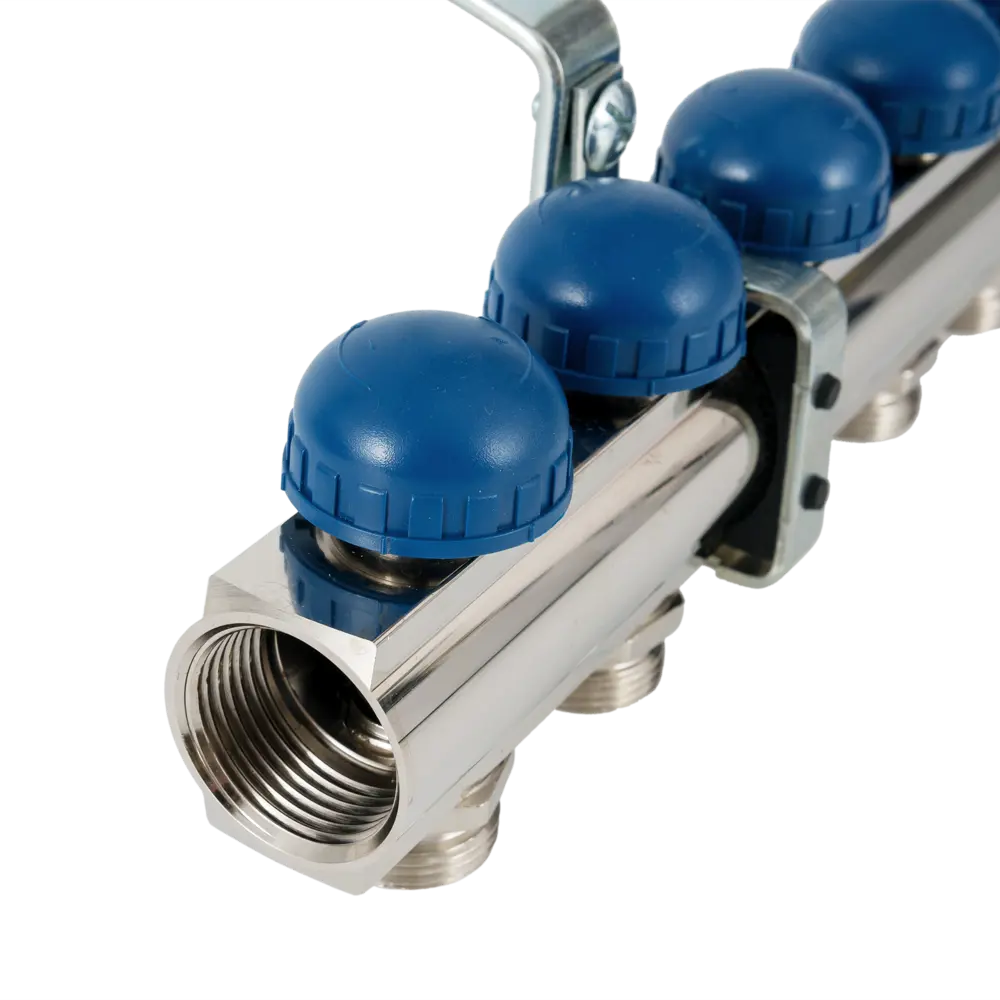 Коллекторная группа Uni-Fitt со встроенными расходомерами 1"х3/4" 10 выходов 440E4310 STLM-2089645 - Вид №4