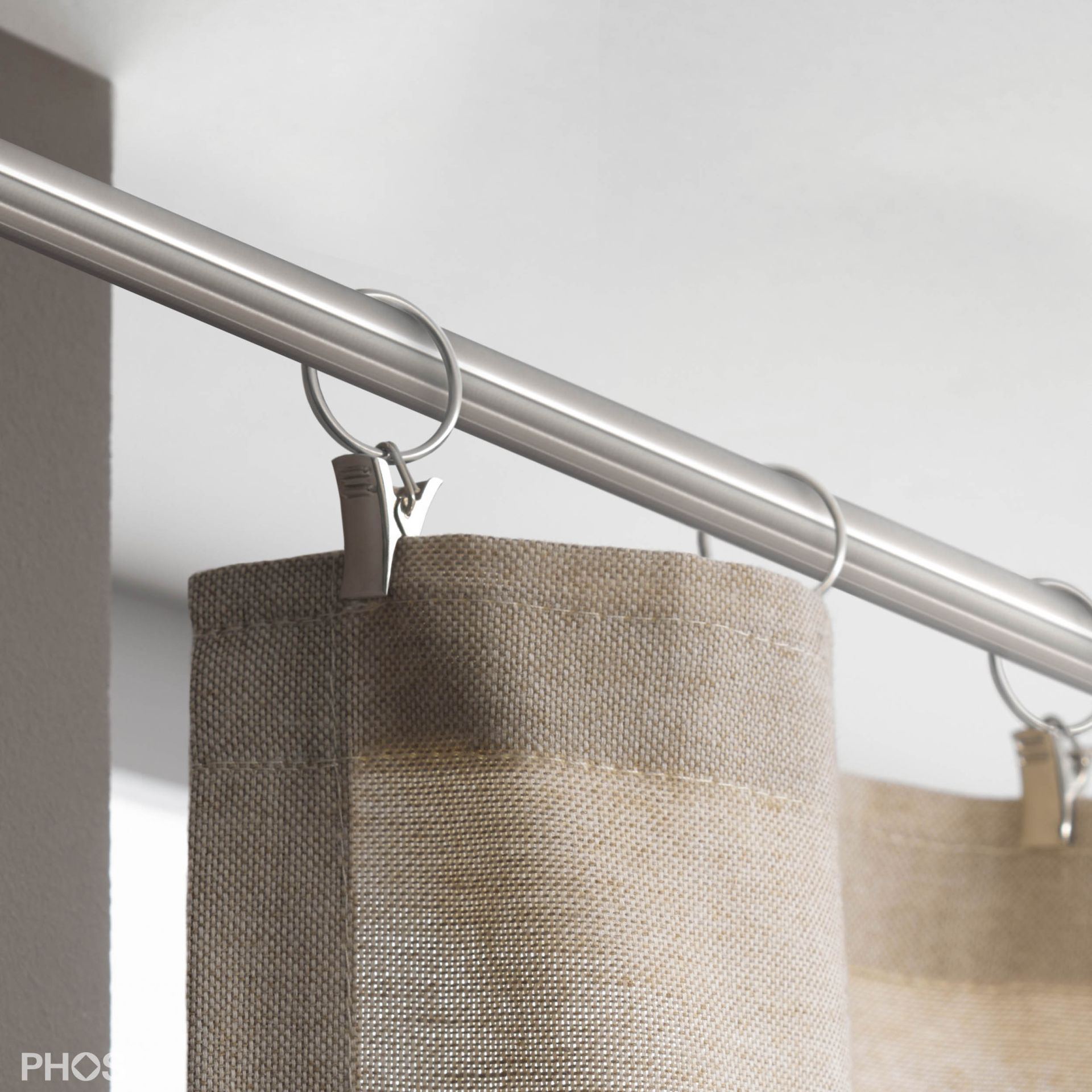 RG26C Кольцо для штор с клипсой PHOS 