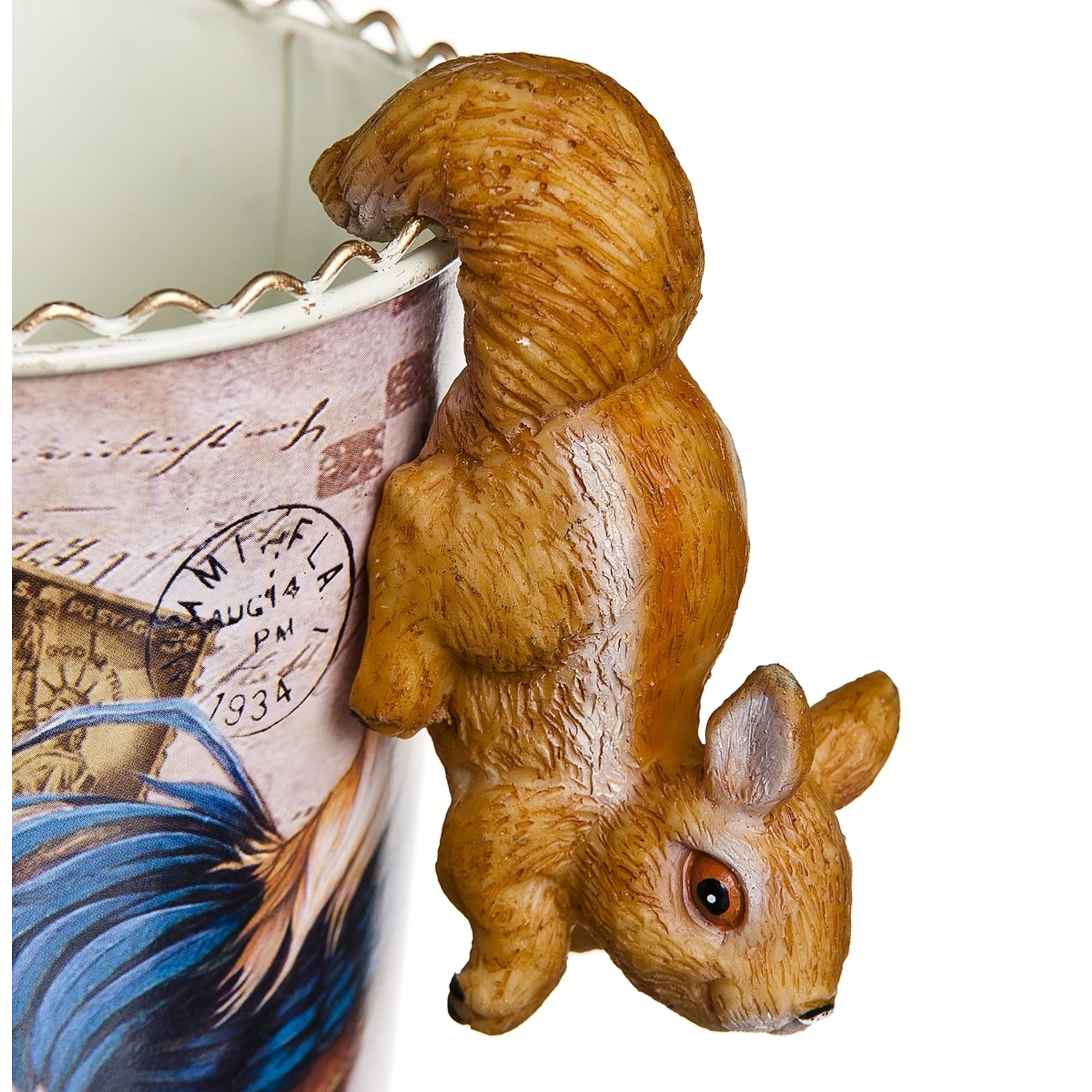 82605606 Фигура для горшка «Заяц/белка/енот» высота 8 см Santreyd  - Вид №4