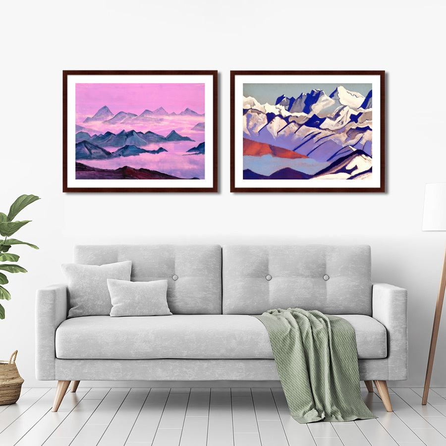 Картина "Эверест, 1936 г.", 32х42 см КАРТИНЫ В КВАРТИРУ  264849 Разноцветный  - Вид №3