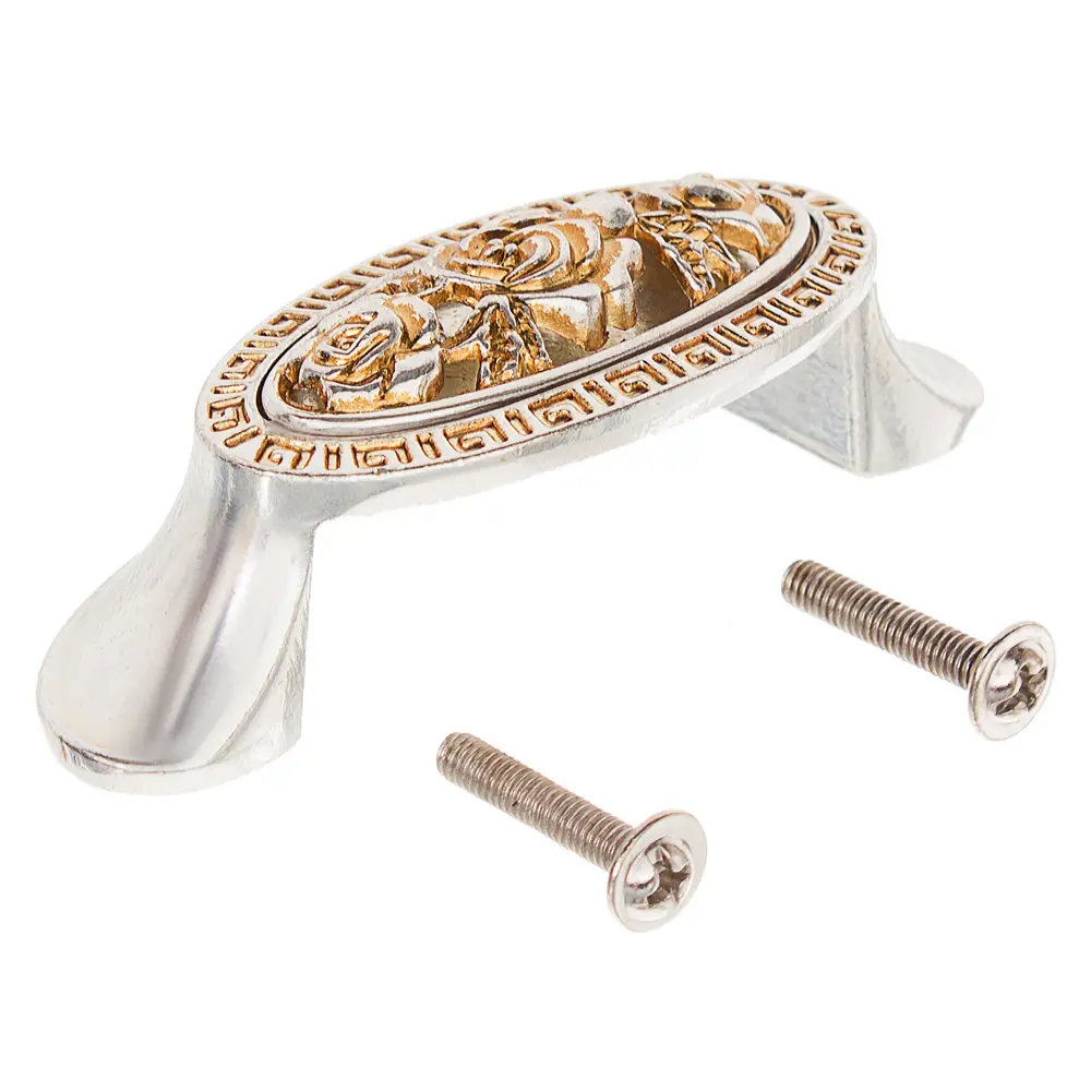 Мебельная ручка-скоба RS434AS.3 античное серебро 64 мм BOYARD STLM-2206043 - Вид №1