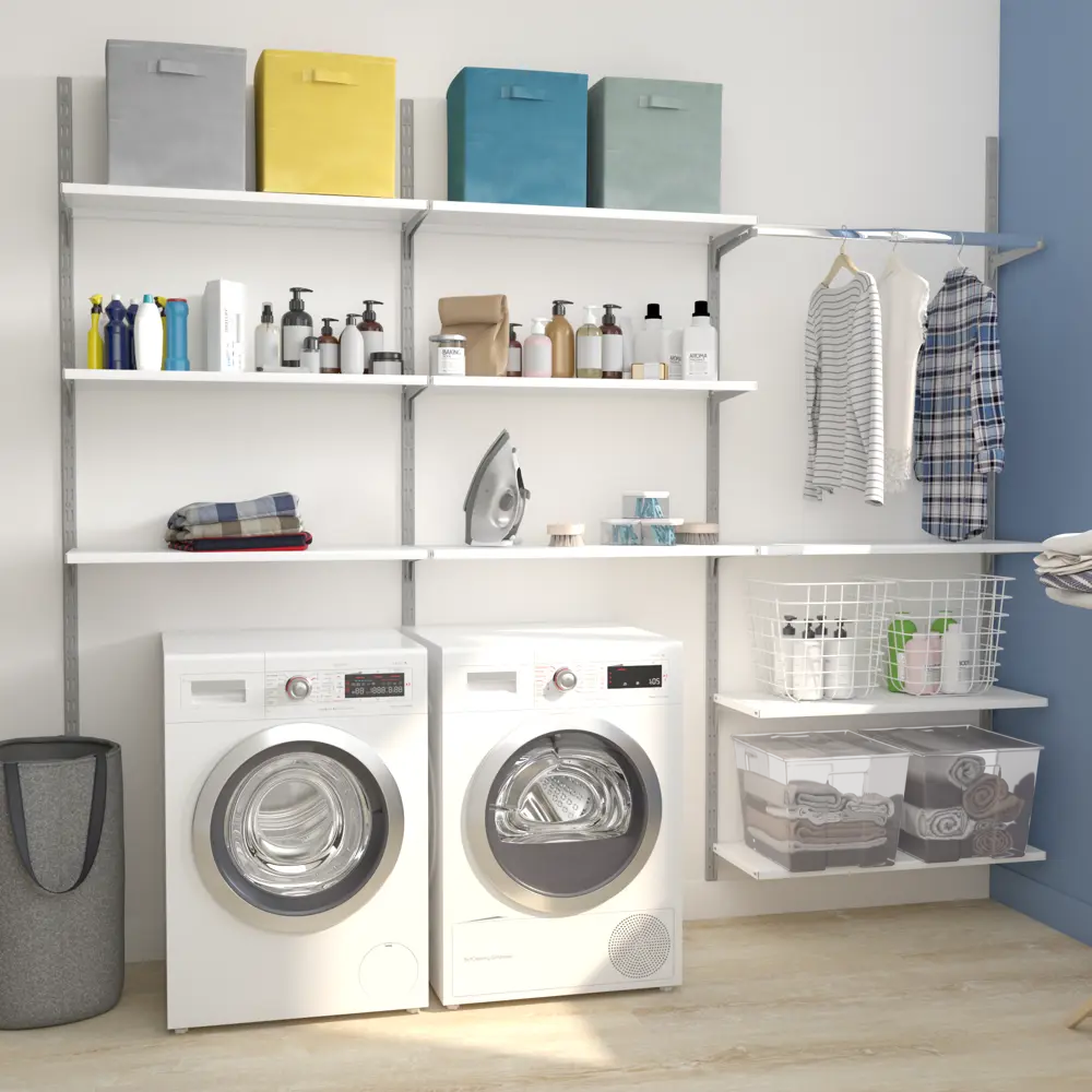 Кронштейн для штанги Spaceo цвет белый STLM-2130241 - Вид №28