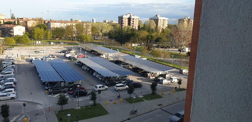 Giulio Barbieri Укрытие с фотоэлектрическими панелями для парковочного места sun-id-1415564 - Вид №3