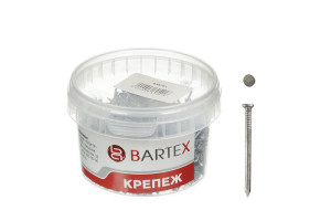 16403461 Гвозди 1.4x25 банка, 0.3кг 220686 bartex