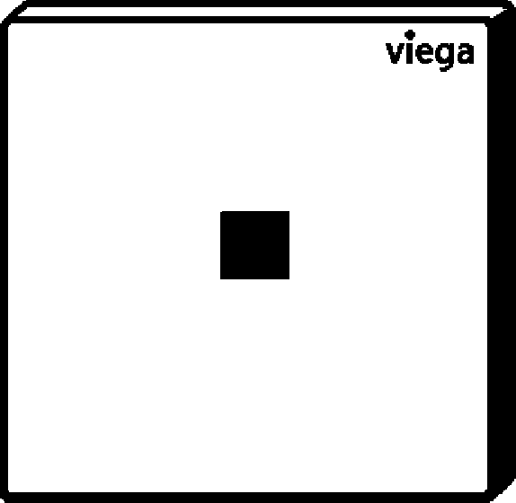 Viega Выставочный образец панели смыва Prevista для писсуара 8620.29 (774998) 774 998 - Вид №2