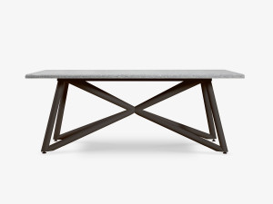 Прямоугольный стол из пеперино