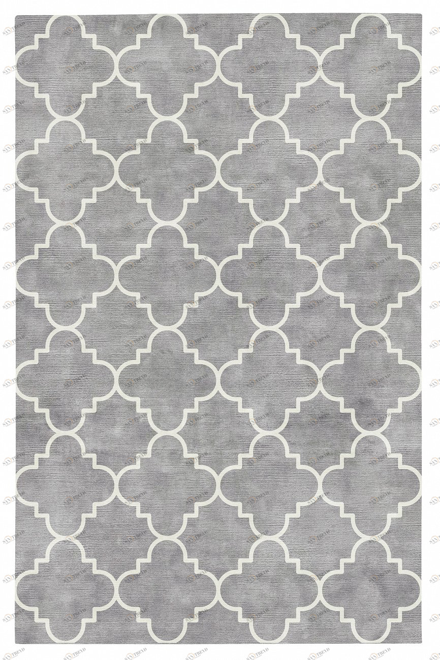 Ковер Lattice Cold Grey 140x200 DOLLY CAPRETS ДИЗАЙНЕРСКИЕ, TRELLIS 155609 Серый 