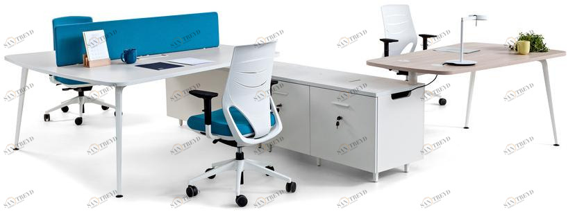 ACTIU Письменный стол со встроенной полкой Twist sun-id-1513710