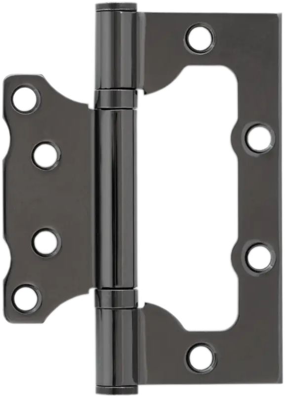 91492875 Петли дверные накладные бабочки Vettore FLUSH 100×75×2.5 мм BN Чёрный Никель STLM-0903877