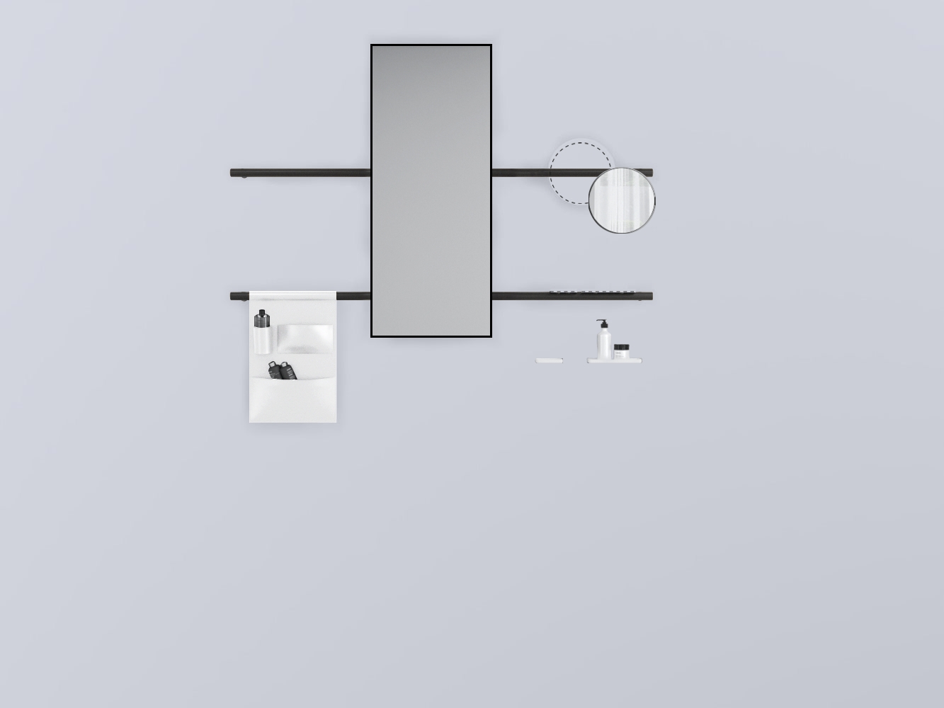 SWSTRE-RO+SWSPR-NM+SWSPI-NM+SWM10-BI+SWM20-BI+SWSCR-BI . прямоугольный дерево cielo Siwa Ceramica Cielo