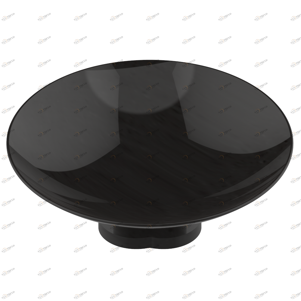A7E-544GM Мыльница на подставке, диаметр : 150 мм Thg-paris Capucine зелёный с платиновым декором Покрытие PVD бронза A7E-544GM CAT.F