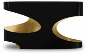 BRABBU Овальная лакированная консоль Bryce