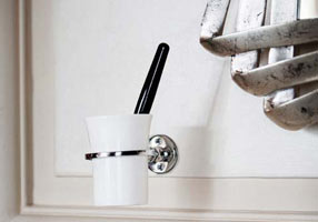 Gentry Home Керамический держатель стакана Queen Темный никель GH100556 - Вид №1