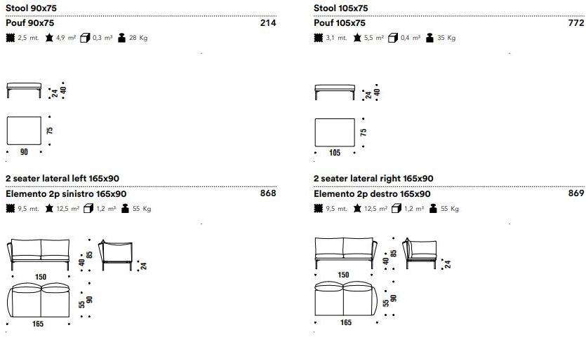 Moroso Диван из кожи или ткани Gentry sun-id-1363329 - Вид №2