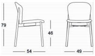SCAB DESIGN Стул из мягкой ткани Finn sun-id-1491073 - Вид №12