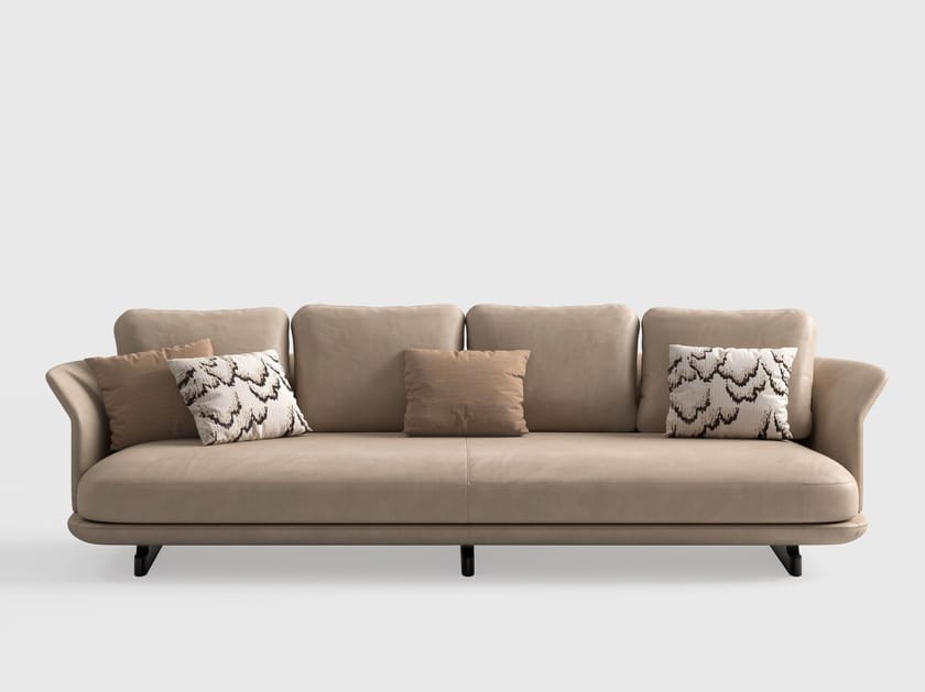 4-местный кожаный диван CPRN HOMOOD Shapes 2025 ARCH-00107698