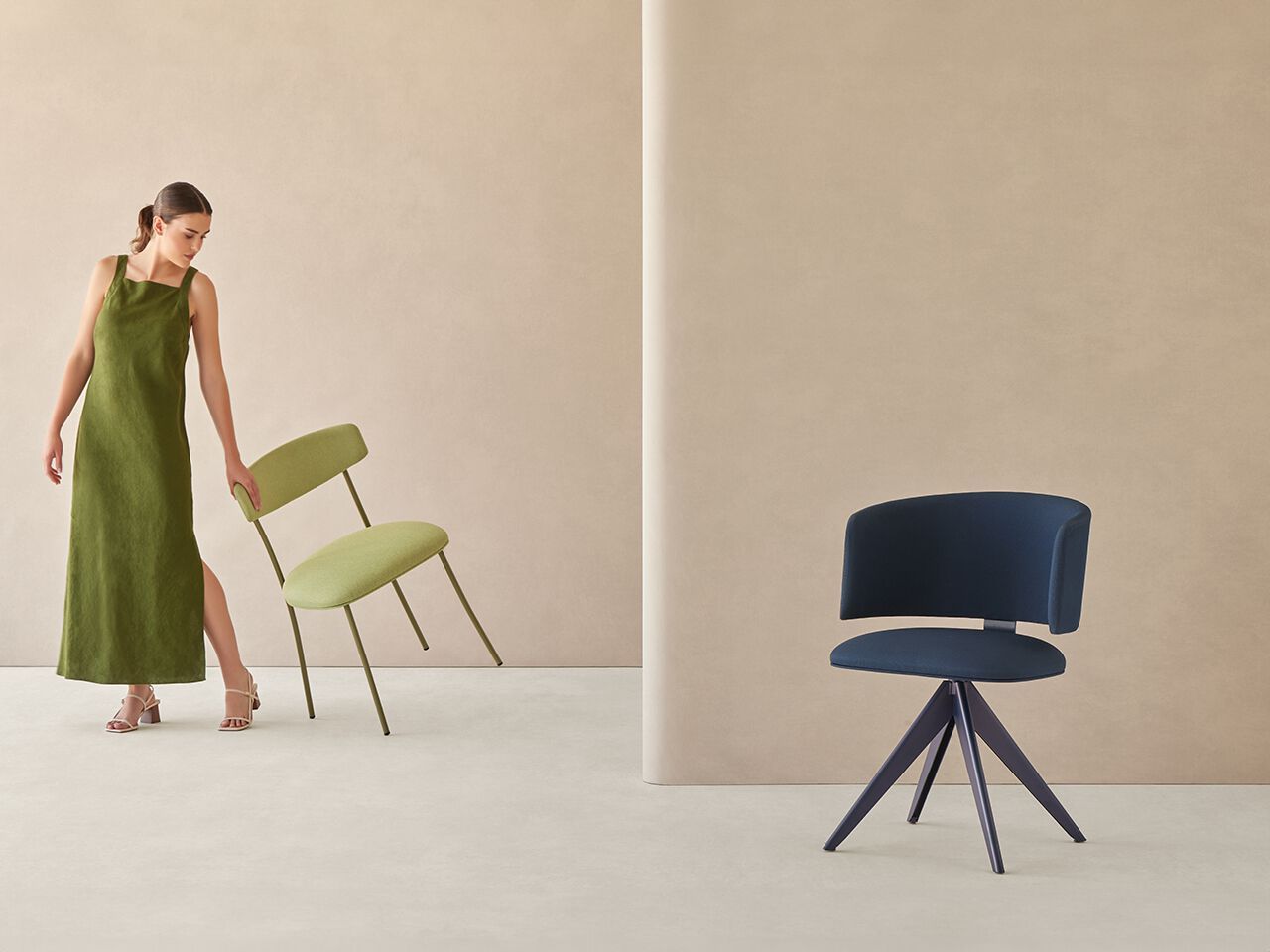 Мягкий стул из ткани Mobboli Daily ARCH-00094229 - Вид №5