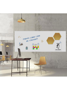 93809288 Магнитные обои UNIWALL ROLLS-120-300-DSA 120х300 см белые STLM-0573795 CONTINENT DECOR