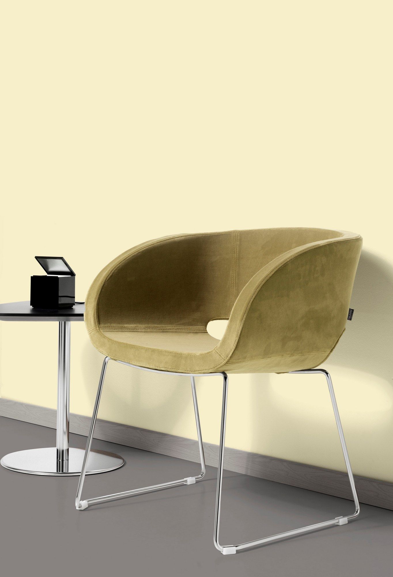 Стул для салазок из ткани для залов ожидания Diemme тщеславие ARCH-00036083 - Вид №4