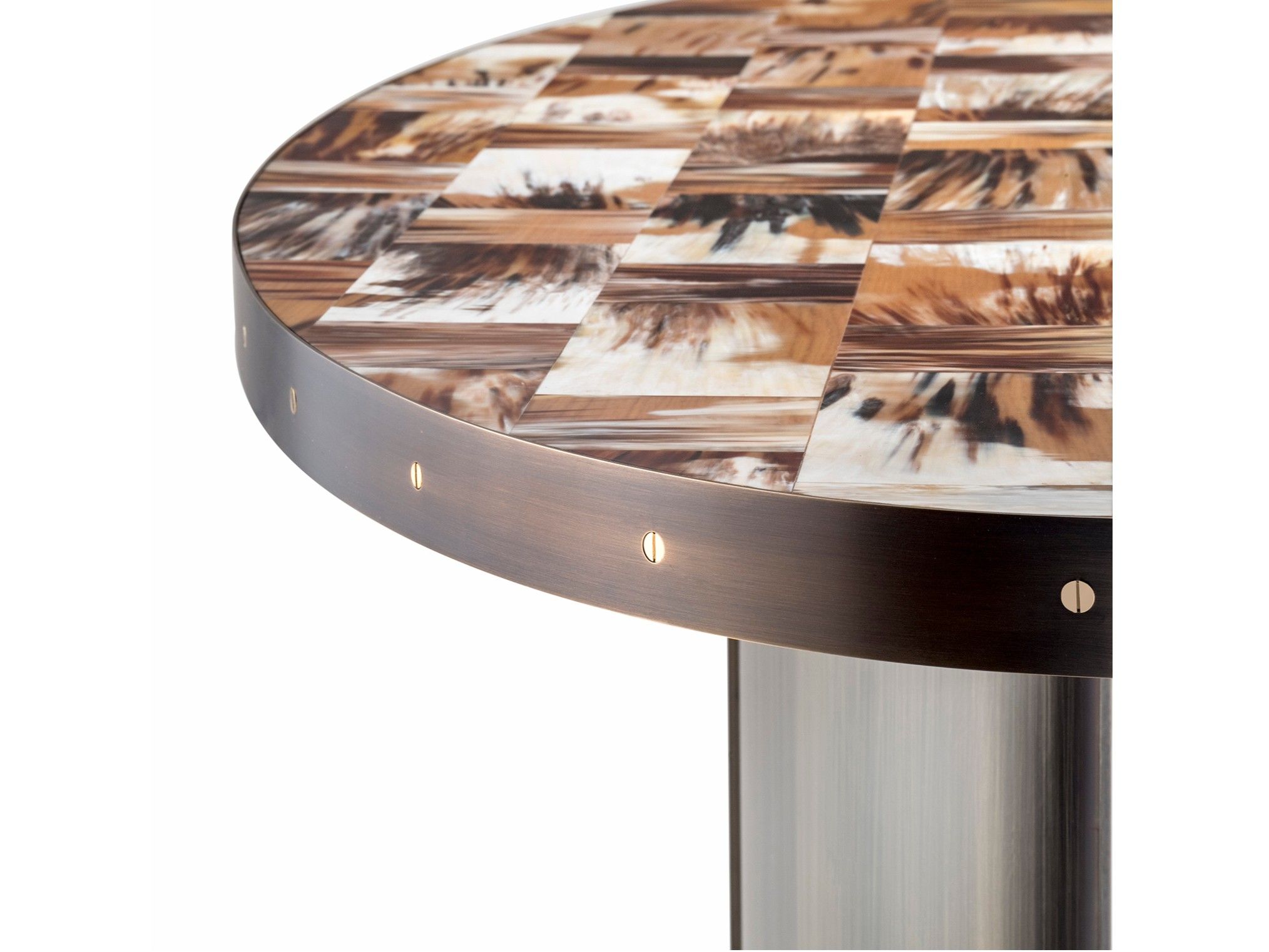 Латунная консоль полумесяца с Роговым верхом ARCAHORN Silk Horn ARCH-00069372 - Вид №2