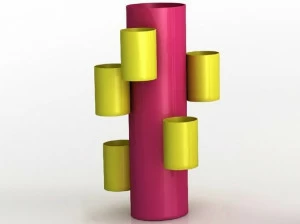 altreforme Алюминиевая ваза Festa mobile, parigi anni venti