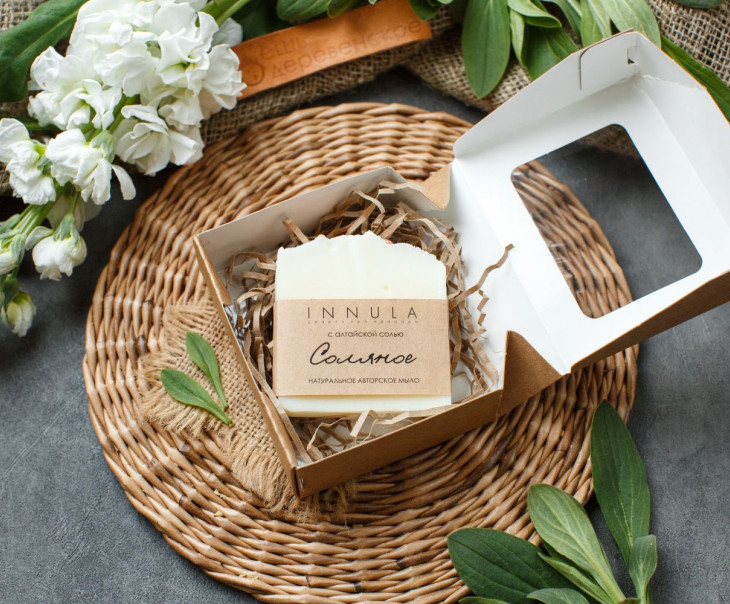 6492 Мыло ручной работы "Соляное" Вкусляндия  - Вид №2