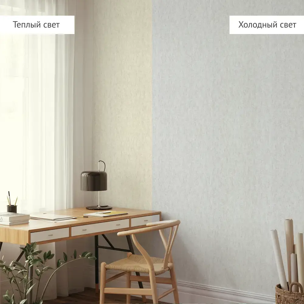 Обои флизелиновые KREAFORTA Continent темно-бежевые 1.06 м 77021-18 STLM-2139990 - Вид №4