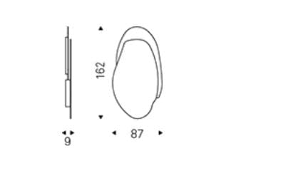 Настенное зеркало с рамкой Cattelan italia AKUMAL ARCH-00118510 - Вид №4