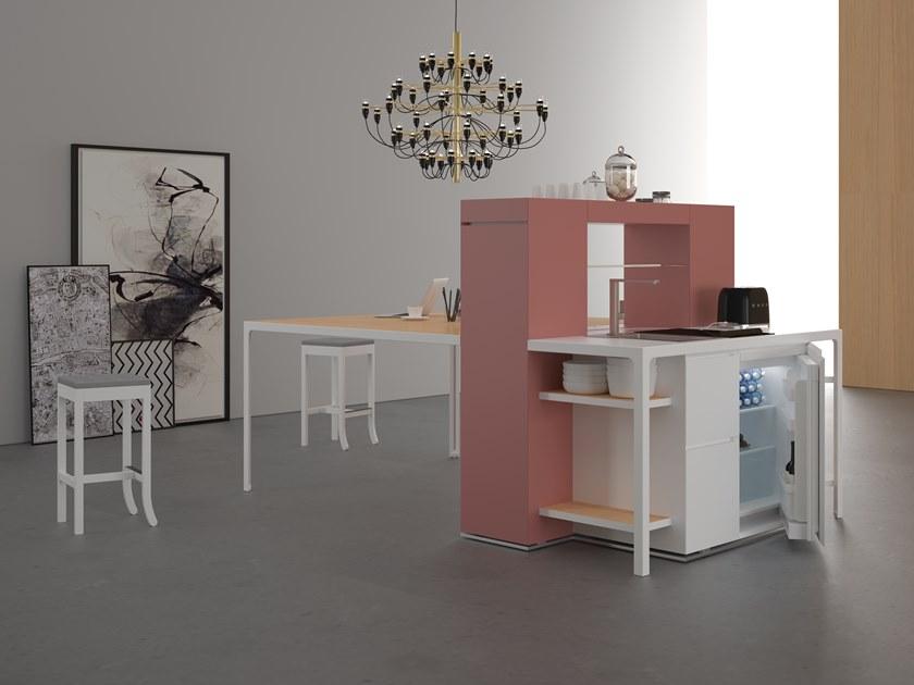 ESTEL GROUP Мини-кухня с полуостровом Isole h90-h105 sun-id-1369500 - Вид №8